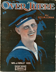 Over There Sheet music for "Over There" by George M. Cohan