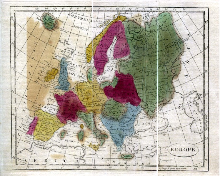 1808 Map of Europe
