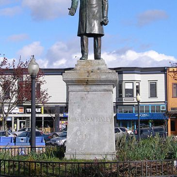 Statue of William McKinley in Arcata, CA