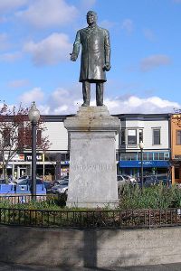 Statue of William McKinley in Arcata, CA