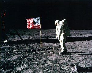 Aldrin and Flag on the Moon Aldrin and Flag on the Moon