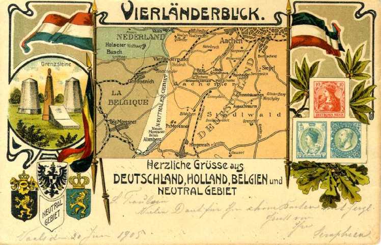Moresnet Postcard Moresnet Postcard