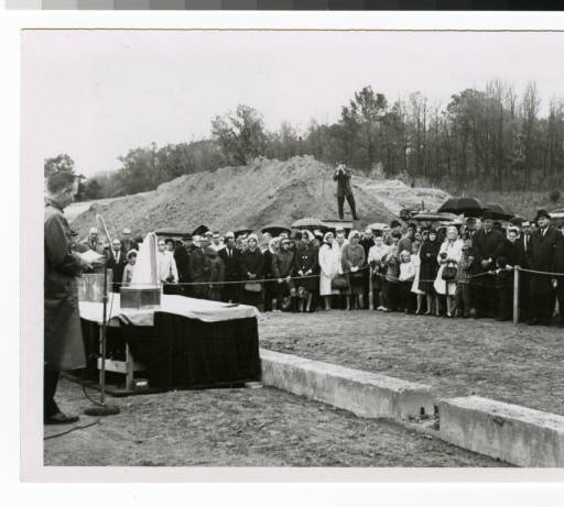 Virgil Olson at 1964 Bethel Seminary ceremony