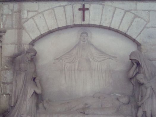 WWI Memorial in the Cathedral of Amiens