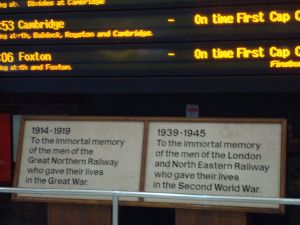 World Wars Memorial in King's Cross/St Pancras