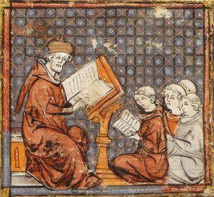 Scholastic teaching at the University of Paris in 14th century
