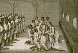 An Afro-Moravian baptism, 1757