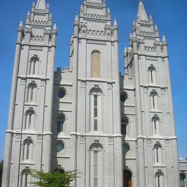 Mormon Temple in Salt Lake City