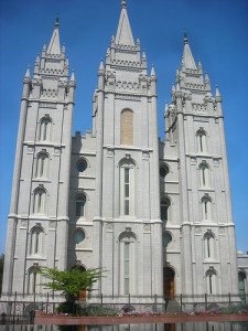 Mormon Temple in Salt Lake City