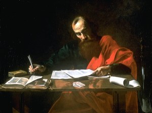 Boulogne, Paul Writing His Epistles Boulogne, St. Paul Writing His Epistles