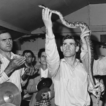 Snake-handlers in Kentucky, 1946