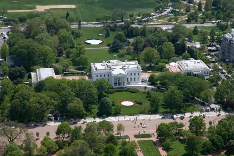 Aerial View of the White House
