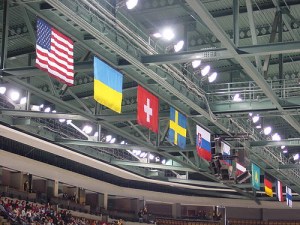 Flags at 2002 Winter Olympics