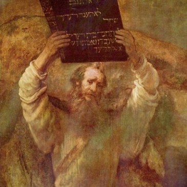 Rembrandt, Moses Smashing the Tables of the Law