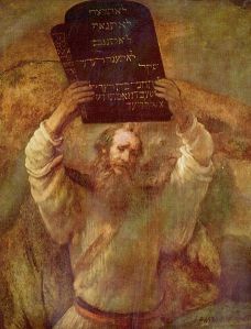 Rembrandt, Moses Smashing the Tables of the Law