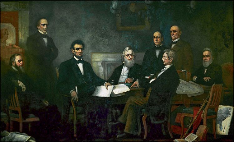 Carpenter, First Reading of the Emancipation Proclamation