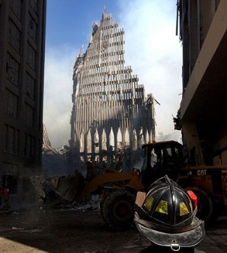 The remnant of the World Trade Center