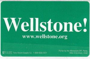 Wellstone sticker from 2002