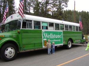 Wellstone's Green Bus Wellstone's green bus