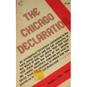 Sider, The Chicago Declaration