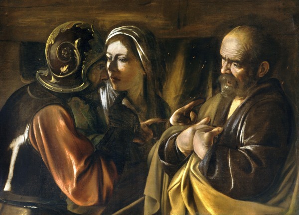 Caravaggio, The Denial of St. Peter
