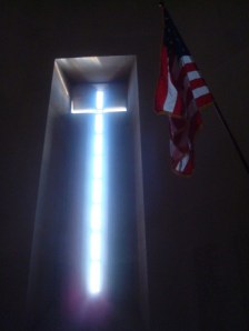 From the memorial chapel at Somme American Cemetery