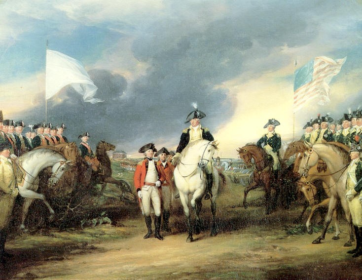 Trumbull, Surrender of Wallis at Yorktown