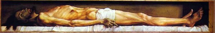 Holbein, The Body of the Dead Christ in the Tomb