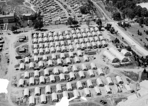Quonset village at Michigan State