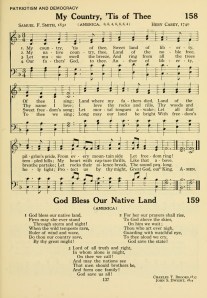 "America" in 1921 Army/Navy Hymnal