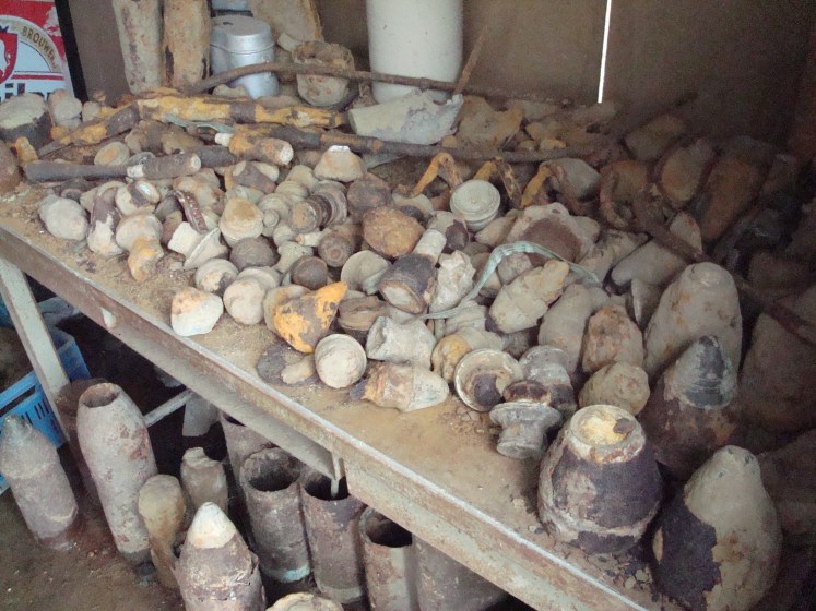 WWI ordnance retrieved by a Belgian farmer