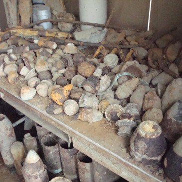 WWI ordnance retrieved by a Belgian farmer