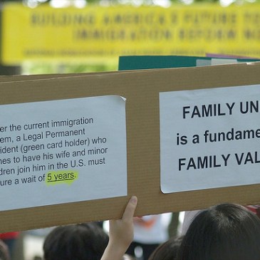 "Family unity is a fundamental family value" (2007 immigration rally)
