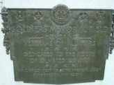 Plaque for Rochester's Soldiers Memorial Field