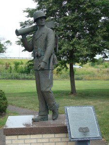 Sorenson Statue at Anoka Veterans Memorial