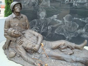 Statue in Mower County Veterans Memorial (Austin, MN)