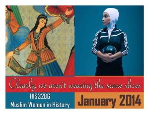 Ad for Amy's Muslim Women in History course