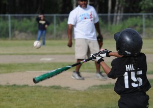 Youth baseball at Fort Wainwright