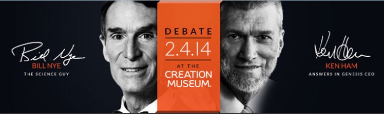 Ad for the Nye-Ham Debate