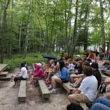 Singing at Lac du Bois