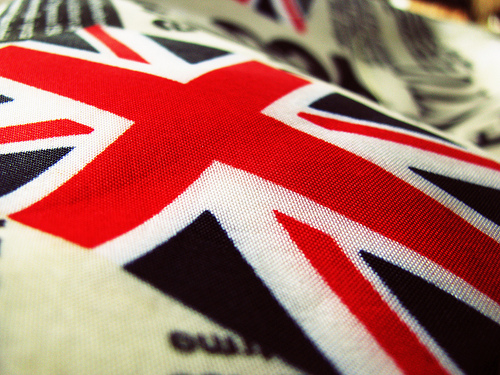 Union Jack on a handbag