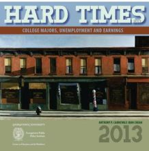 Cover of 2013 "Hard Times" report from Georgetown's Center on Education and the Workforce