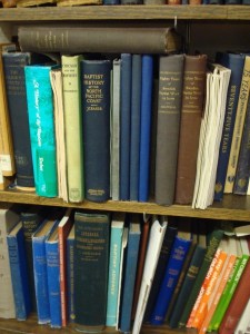 Bookshelf at the History Center