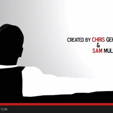 Screenshot from the opening titles to our "Past & Presence" webisode series