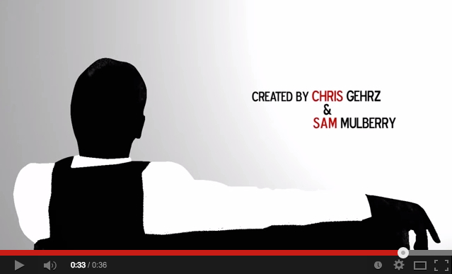 Screenshot from the opening titles to our "Past & Presence" webisode series