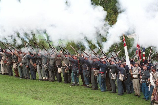 American Civil War reenactment in England
