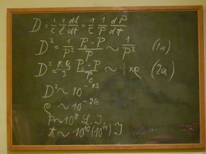 Einstein's Oxford Blackboard