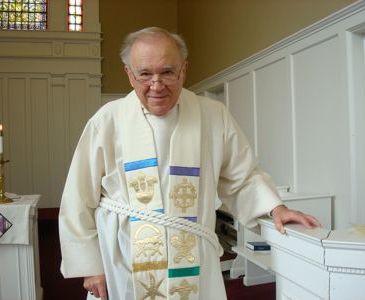 Weborg in 2011 at North Park Seminary