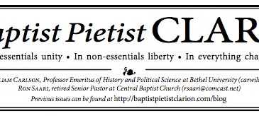 Header of the Oct 2014 issue of The Baptist Pietist Clarion