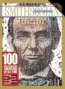 Special issue of Smithsonian Magazine listing "100 Most Significant Americans of All Time"